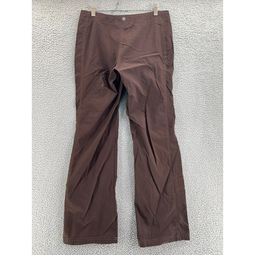ATHLETA Downward Dipper Purple Drawstring Zip-Leg Pants Women's 8 Style #42009 - Picture 2 of 14